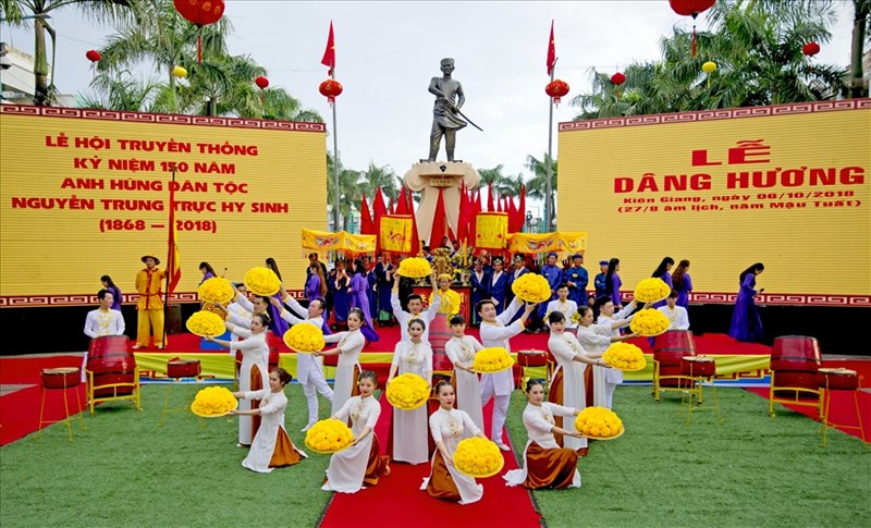 Lễ hội Nguyễn Trung Trực nổi tiếng khắp tỉnh Kiên Giang